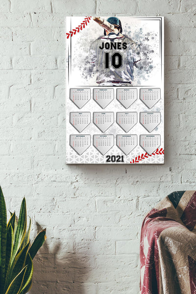 Baseball Players Calendar 2021 Canvas Ideas, Canvas Hanging Prints,  Gift Idea Framed Prints, Canvas