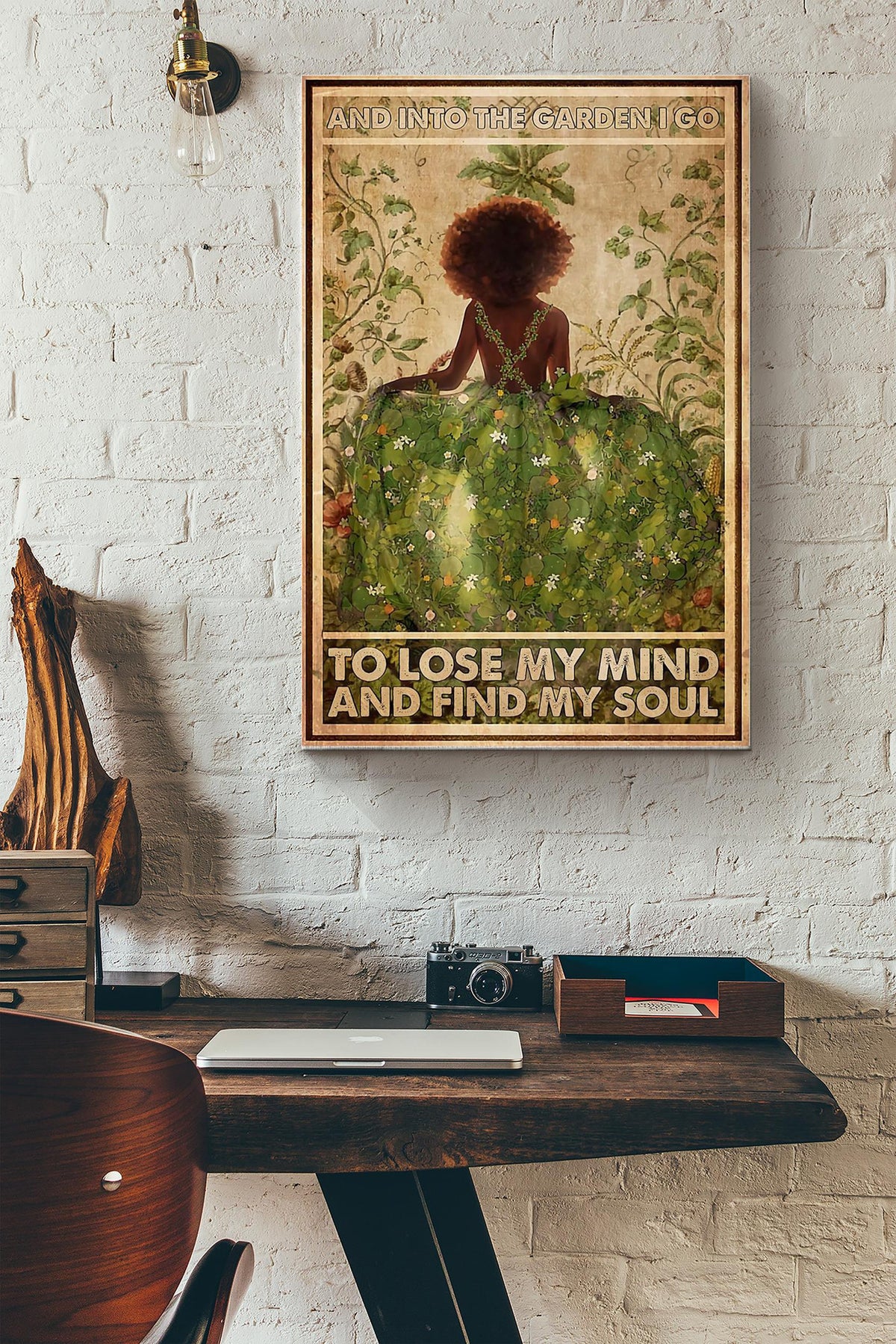 Gardening Find My Soul Wrapped Canvas