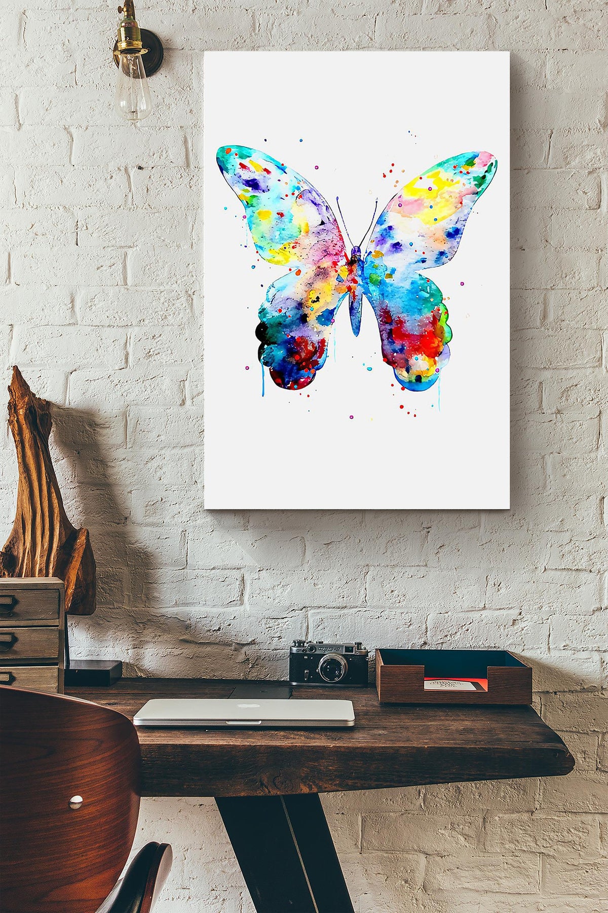 Butterfly Art_Hlus2rsz Wrapped Canvas