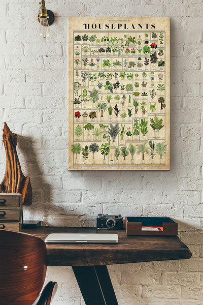 Gardening House Plants Wrapped Canvas