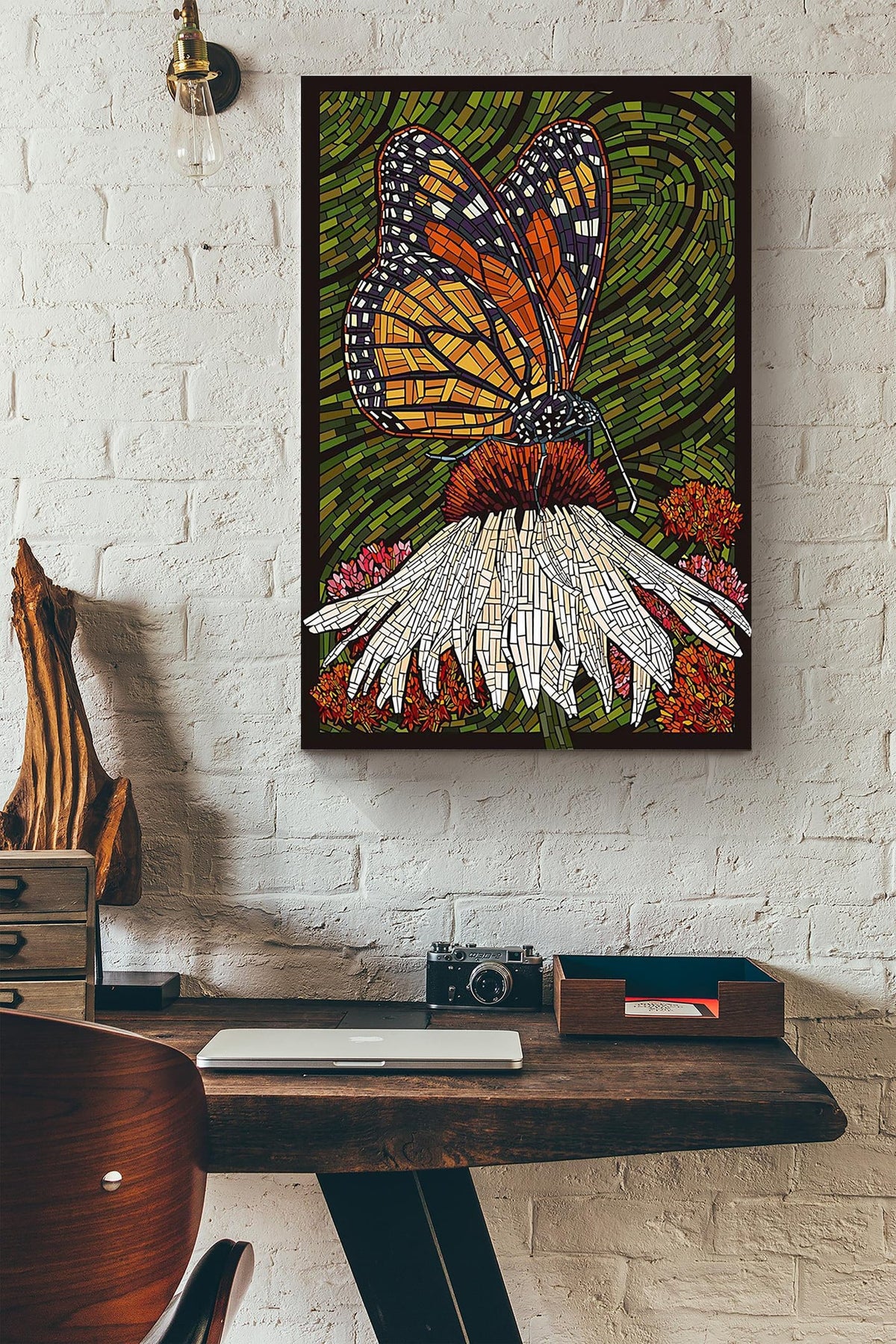 Butterfly Art_Hp8qjweh Wrapped Canvas