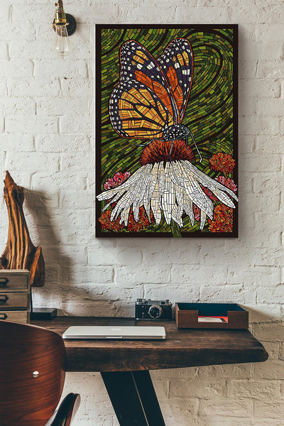 Butterfly Art_Hp8qjweh Wrapped Canvas