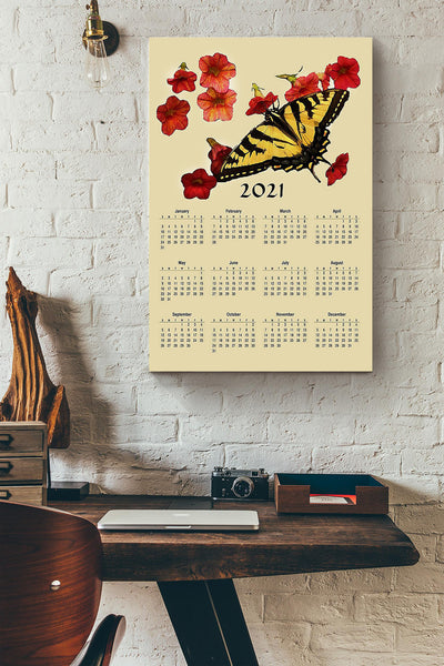 Butterfly 2021 Wrapped Canvas
