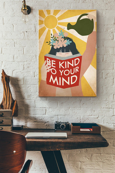 Reading Books Be Kind To Your Mind Sunburst Canvas Ideas, Canvas Hanging Prints,  Gift Idea Framed Prints, Canvas
