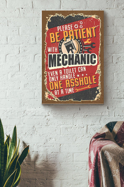 Please Be Patient With Mechanic Canvas Ideas, Canvas Hanging Prints,  Gift Idea Framed Prints, Canvas