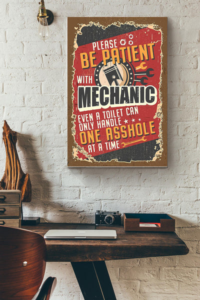 Please Be Patient With Mechanic Canvas Ideas, Canvas Hanging Prints,  Gift Idea Framed Prints, Canvas