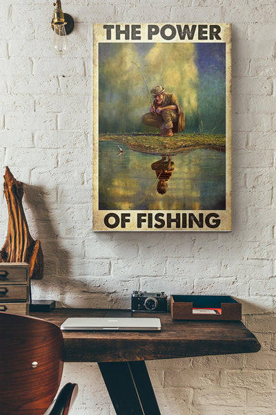 The Power Of Fishing Canvas Ideas, Canvas Hanging Prints,  Gift Idea Framed Prints, Canvas