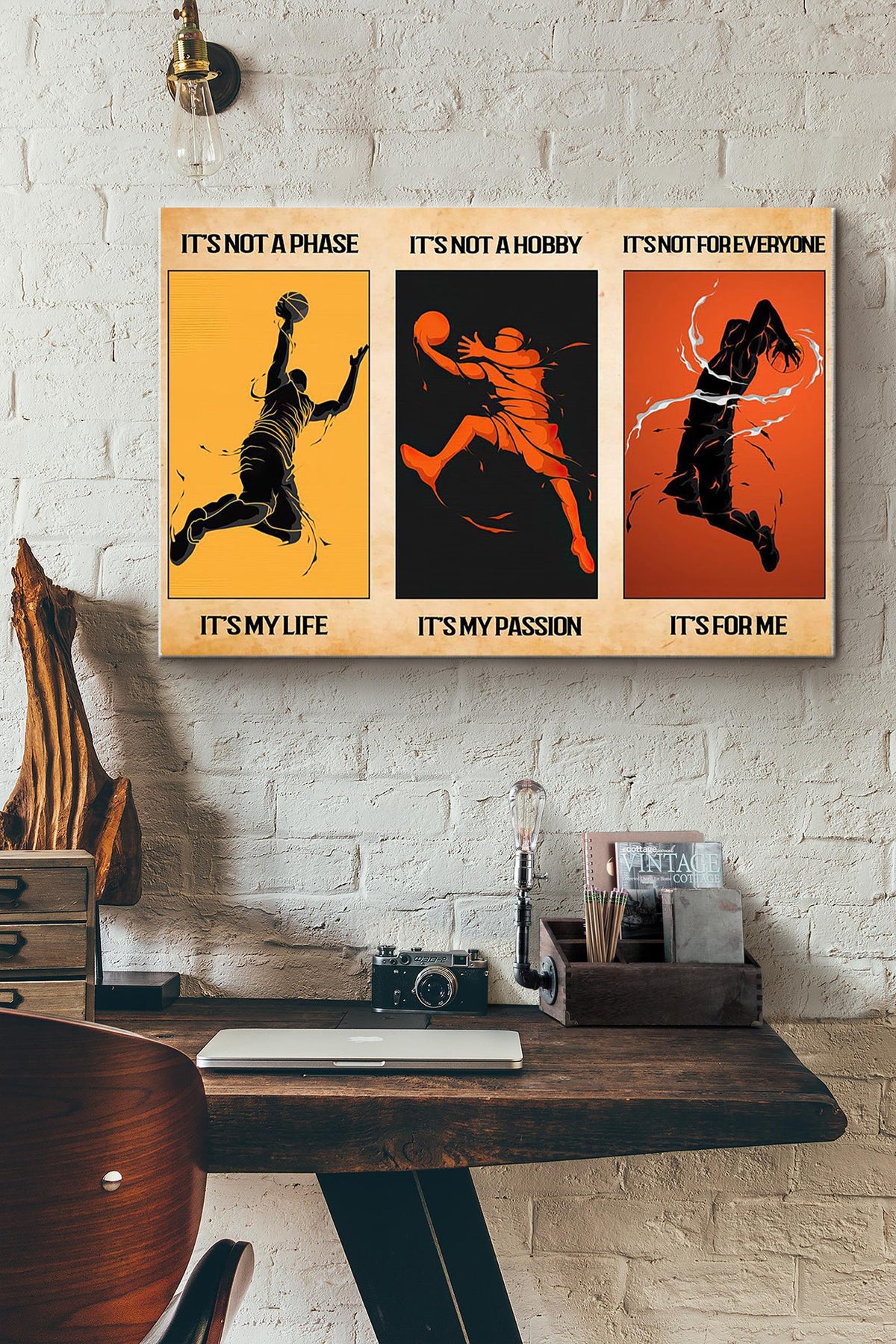 Its Not A Phase Not A Hobby Not Foreveryone Its My Life My Passion And Just For Me Basketball Canvas Ideas, Canvas Hanging Prints,  Gift Idea Framed Prints, Canvas