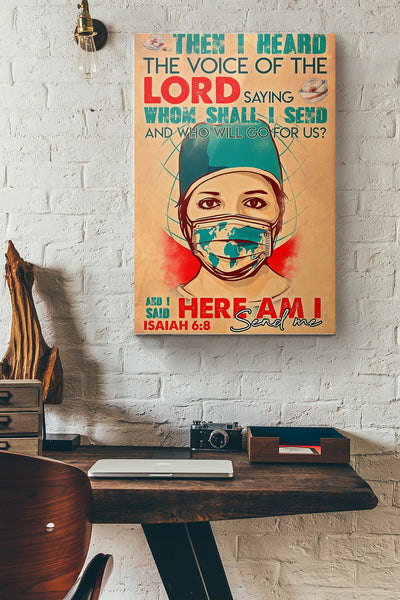 Nurse Lord Send Me Canvas Ideas, Canvas Hanging Prints,  Gift Idea Framed Prints, Canvas