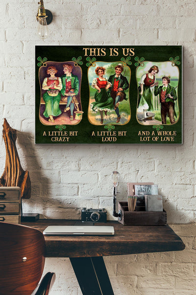 Irish Couple This Is Us Canvas Ideas, Canvas Hanging Prints,  Gift Idea Framed Prints, Canvas