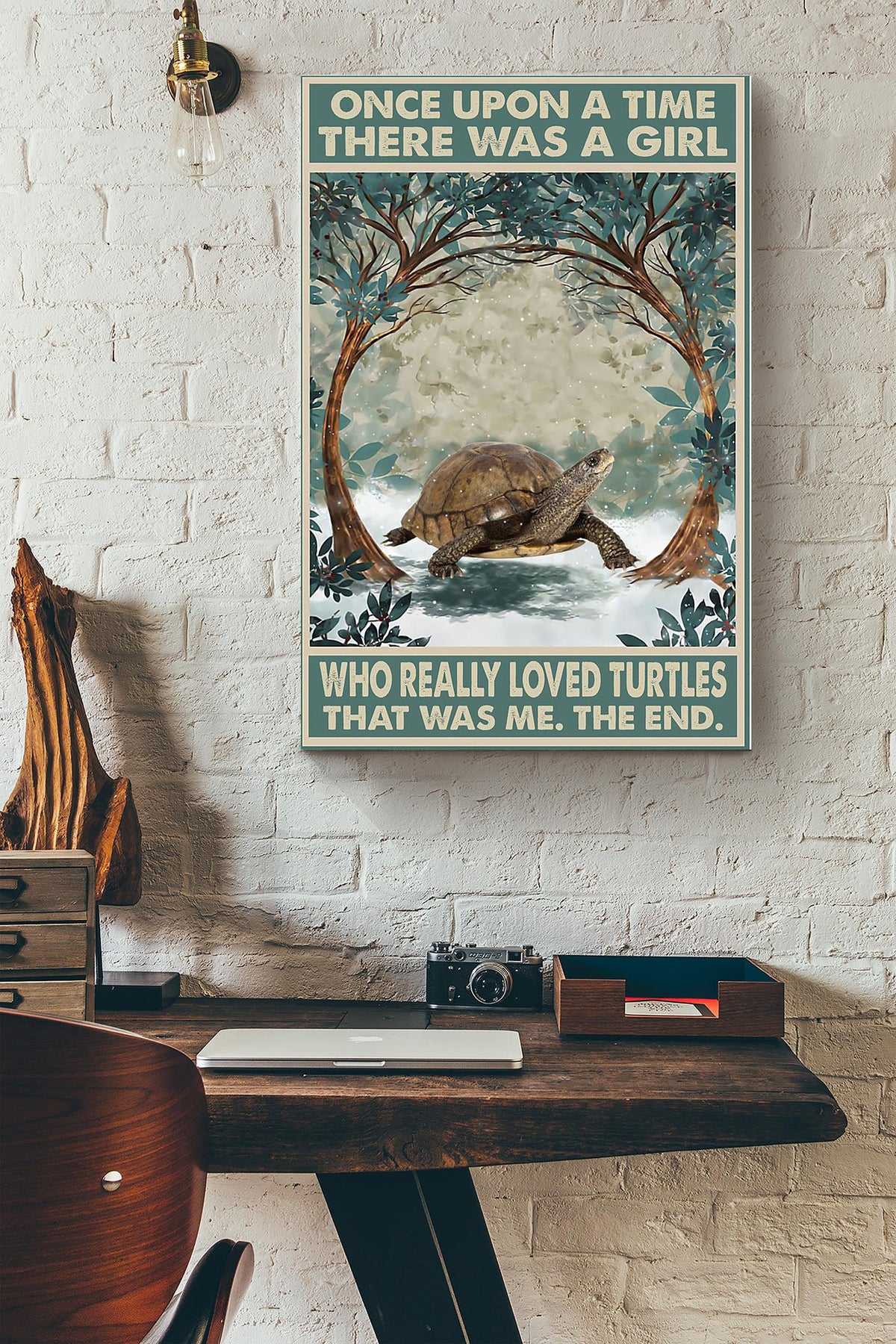 There Was A Girl Who Loved Turtles That Was Me Canvas Ideas, Canvas Hanging Prints,  Gift Idea Framed Prints, Canvas