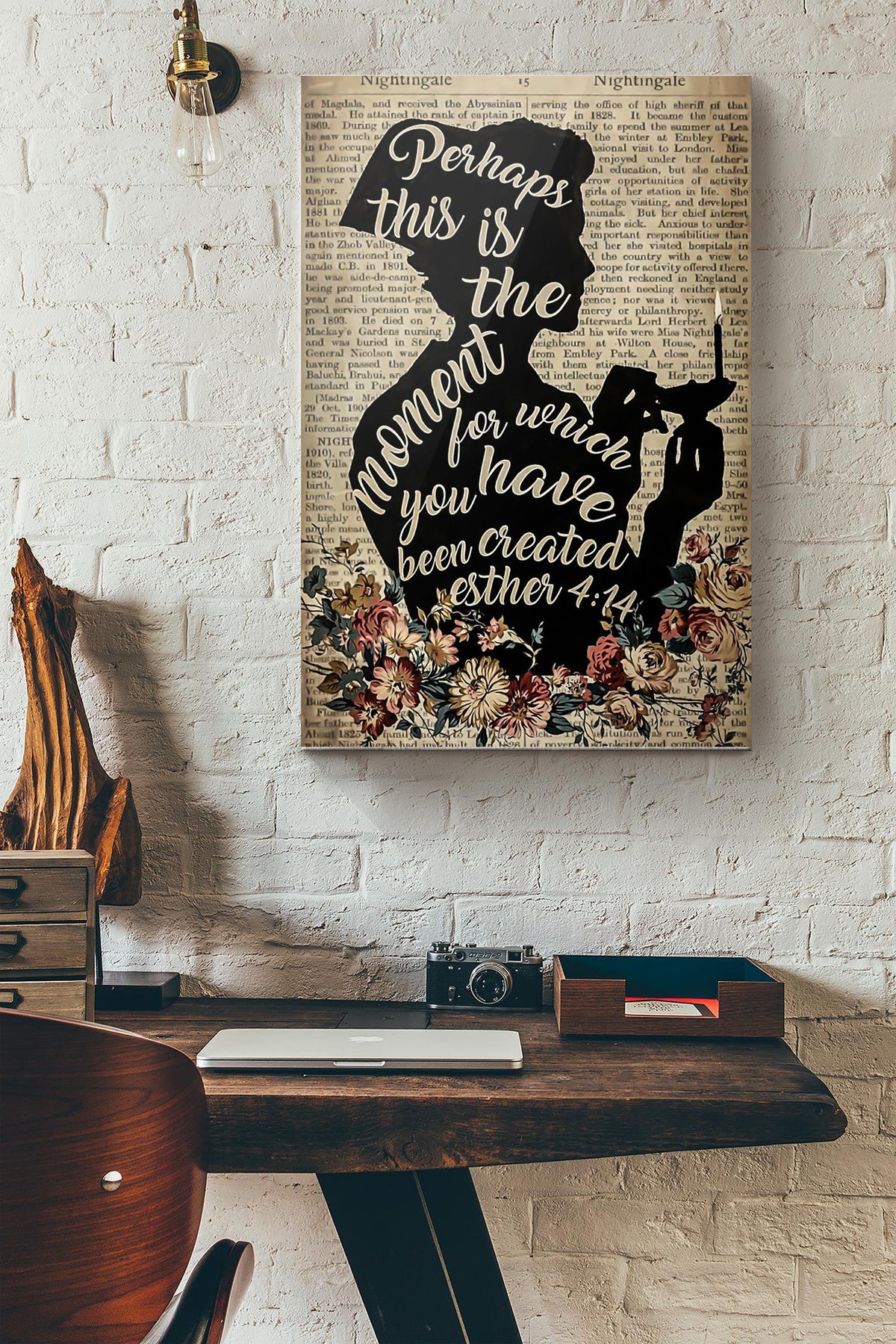 Perhaps This Is The Moment For Which You Have Been Created Esther Canvas Ideas, Canvas Hanging Prints,  Gift Idea Framed Prints, Canvas