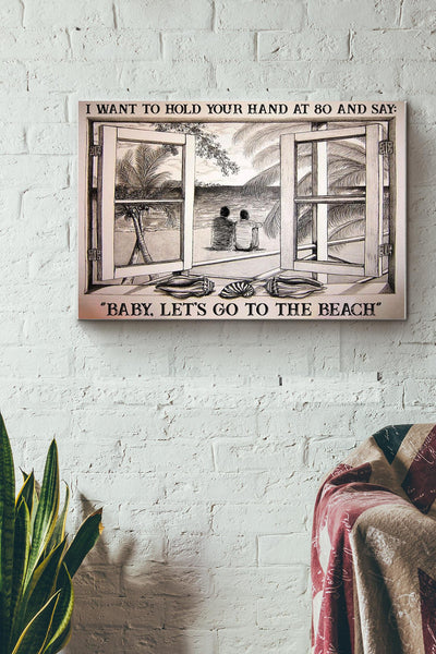 Window View Gay Couple Go To The Beach Canvas Ideas, Canvas Hanging Prints,  Gift Idea Framed Prints, Canvas