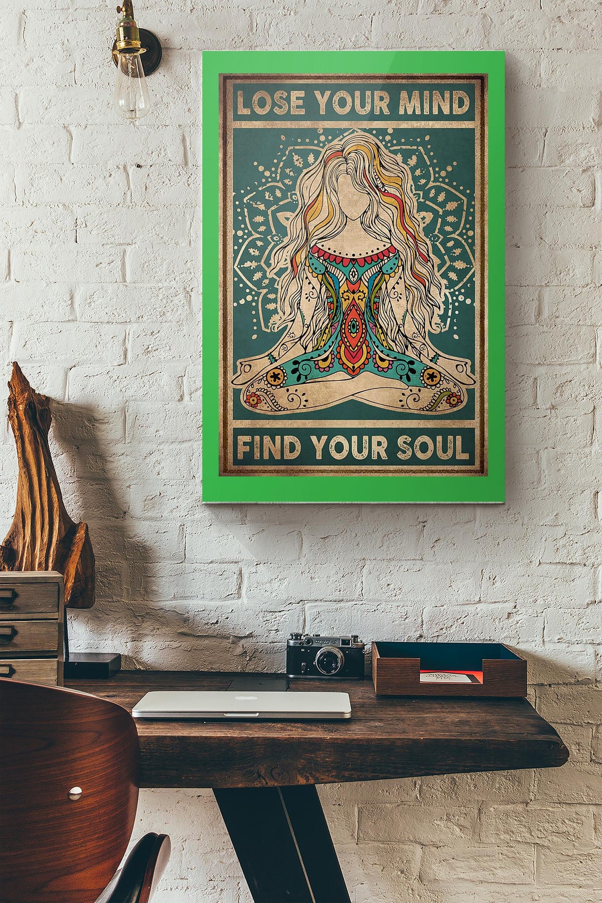 Yoga Lose Your Mind Find Your Soul Canvas Ideas, Canvas Hanging Prints,  Gift Idea Framed Prints, Canvas