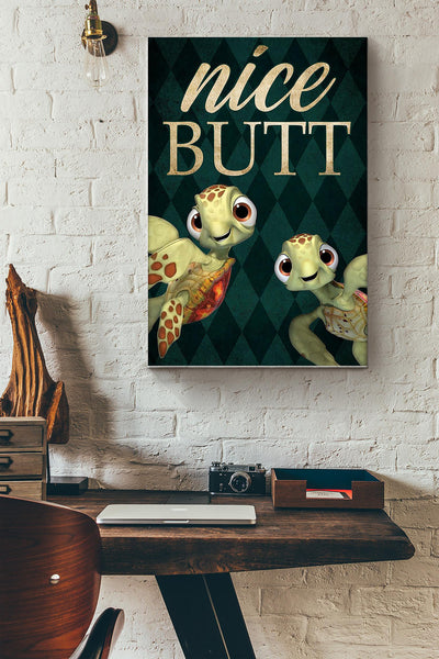 Two Little Turtles With Nice Butt Canvas Ideas, Canvas Hanging Prints,  Gift Idea Framed Prints, Canvas