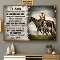 Aeticon Gifts Personalized Horse Wherever Your Journey Canvas