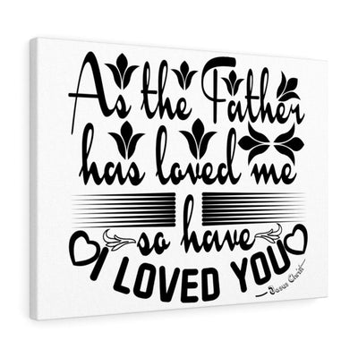 Scripture Canvas Loved Me Christian Wall Art Meaningful Home Decor Gifts Unique Housewarming Gift Ideas Framed Prints, Canvas