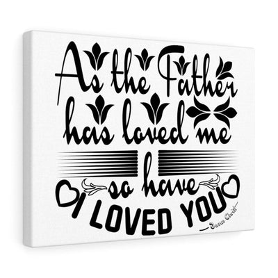 Scripture Canvas Loved Me Christian Wall Art Meaningful Home Decor Gifts Unique Housewarming Gift Ideas Framed Prints, Canvas