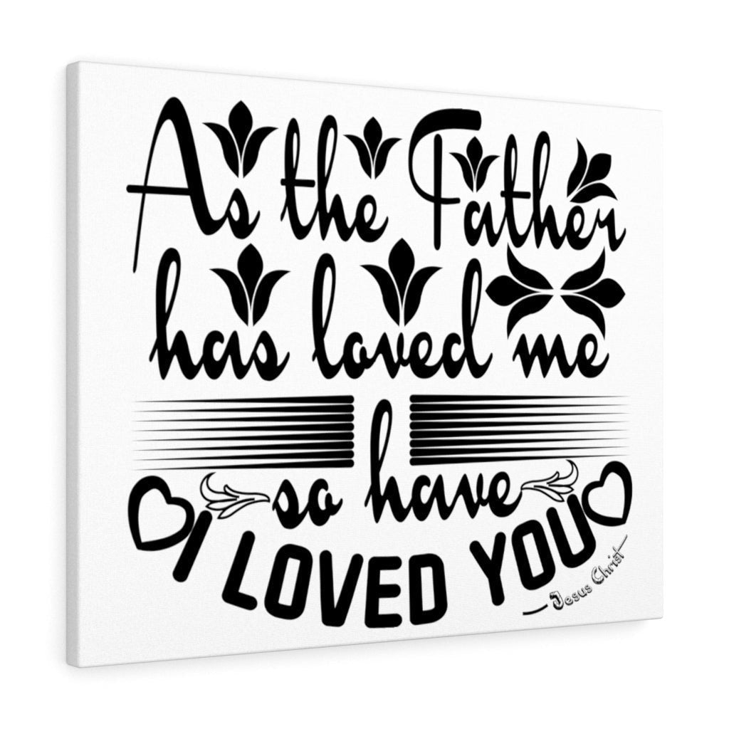 Scripture Canvas Loved Me Christian Wall Art Meaningful Home Decor Gifts Unique Housewarming Gift Ideas Framed Prints, Canvas