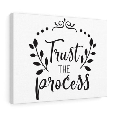 Scripture Canvas Trust The Process Christian Wall Art Meaningful Home Decor Gifts Unique Housewarming Gift Ideas Framed Prints, Canvas