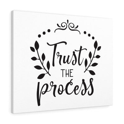 Scripture Canvas Trust The Process Christian Wall Art Meaningful Home Decor Gifts Unique Housewarming Gift Ideas Framed Prints, Canvas
