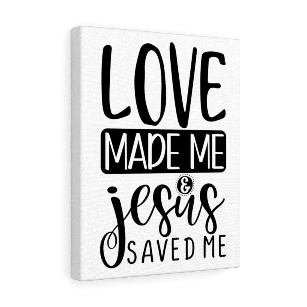 Scripture Canvas Jesus Saved Me Christian Wall Art Meaningful Home Decor Gifts Unique Housewarming Gift Ideas Framed Prints, Canvas