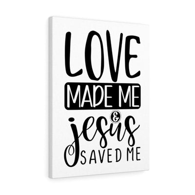 Scripture Canvas Jesus Saved Me Christian Wall Art Meaningful Home Decor Gifts Unique Housewarming Gift Ideas Framed Prints, Canvas