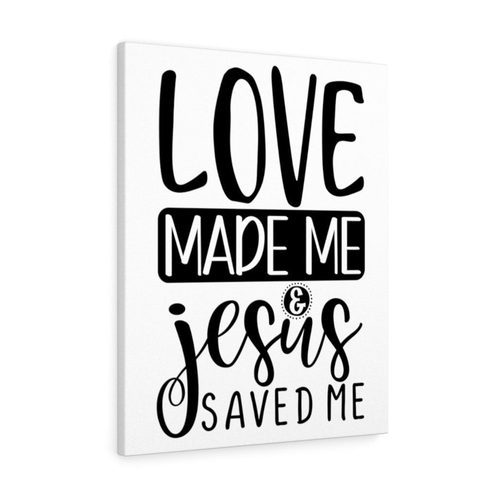 Scripture Canvas Jesus Saved Me Christian Wall Art Meaningful Home Decor Gifts Unique Housewarming Gift Ideas Framed Prints, Canvas