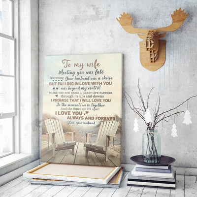 Personalized Canvas Painting, Canvas Hanging Wall Art Gift For Wife, Falling In Love With You Birthday Wall Art Gift Framed Prints, Canvas