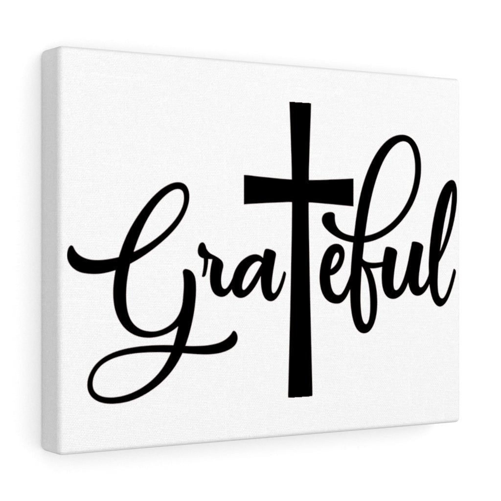 Scripture Canvas Grateful Christian Wall Art Meaningful Home Decor Gifts Unique Housewarming Gift Ideas Framed Prints, Canvas