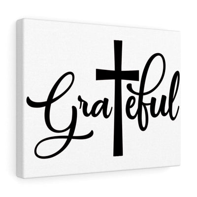 Scripture Canvas Grateful Christian Wall Art Meaningful Home Decor Gifts Unique Housewarming Gift Ideas Framed Prints, Canvas