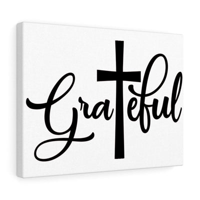 Scripture Canvas Grateful Christian Wall Art Meaningful Home Decor Gifts Unique Housewarming Gift Ideas Framed Prints, Canvas