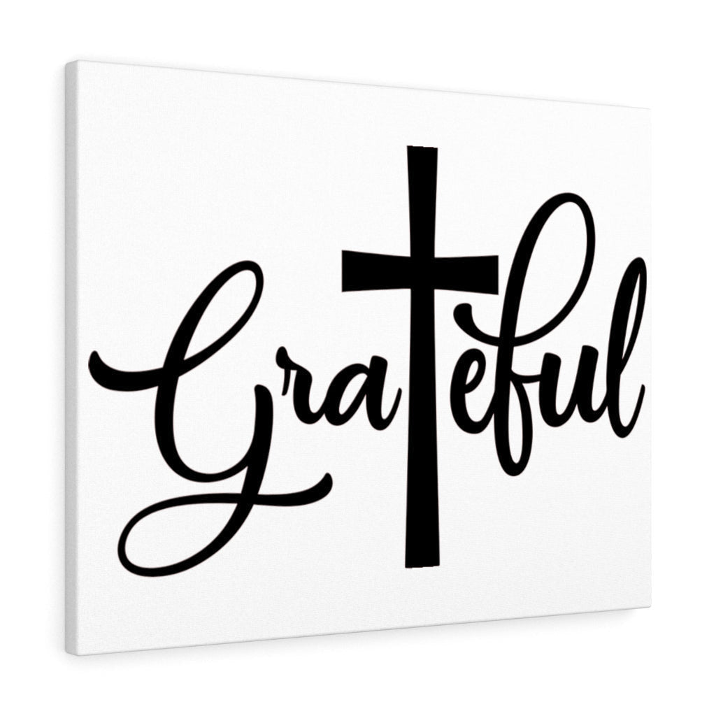 Scripture Canvas Grateful Christian Wall Art Meaningful Home Decor Gifts Unique Housewarming Gift Ideas Framed Prints, Canvas