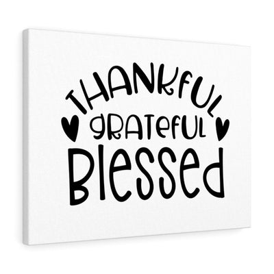 Scripture Canvas Grateful Blessed Christian Wall Art Meaningful Home Decor Gifts Unique Housewarming Gift Ideas Framed Prints, Canvas