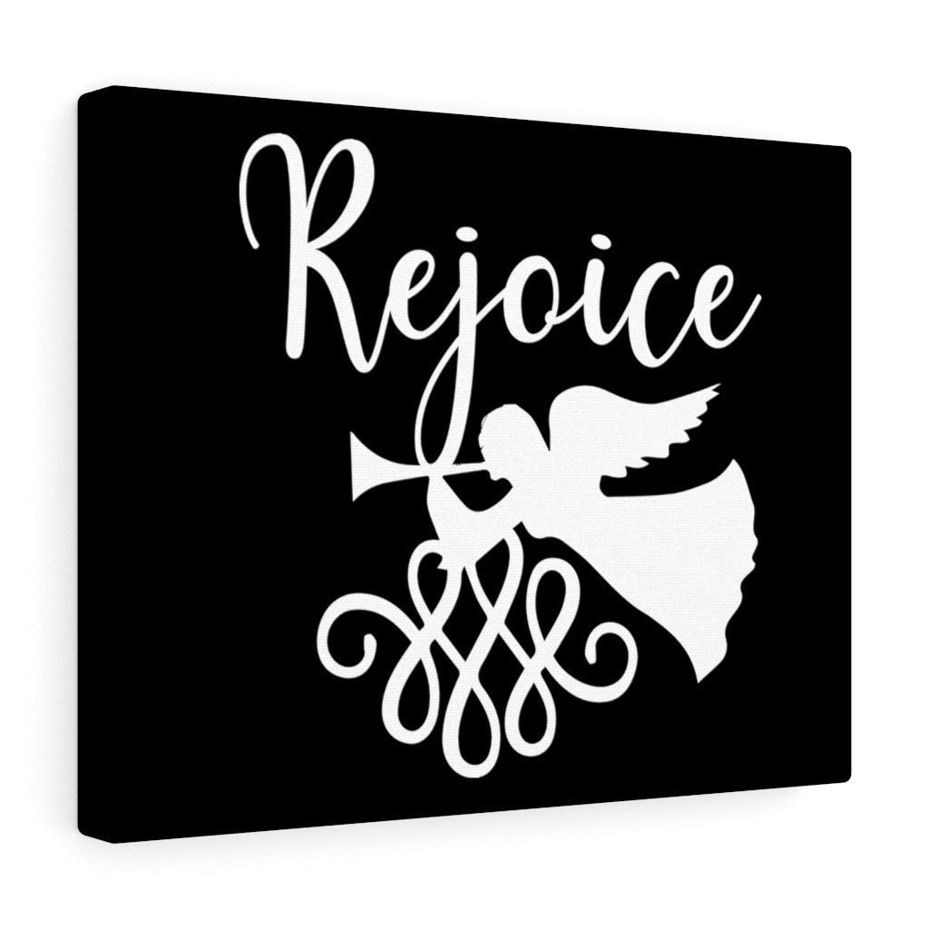 Scripture Canvas Rejoice Christian Wall Art Bible Verse Meaningful Home Decor Gifts Unique Housewarming Gift Ideas Framed Prints, Canvas