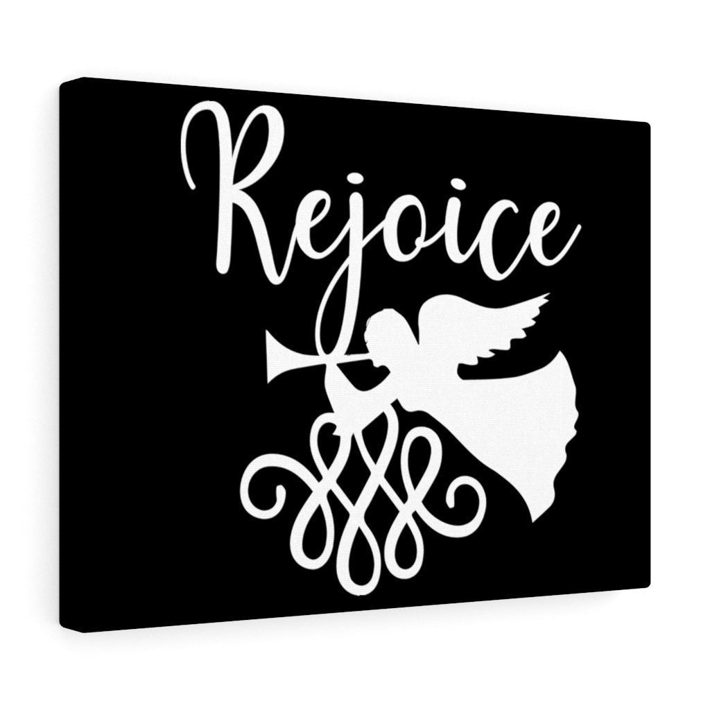 Scripture Canvas Rejoice Christian Wall Art Bible Verse Meaningful Home Decor Gifts Unique Housewarming Gift Ideas Framed Prints, Canvas