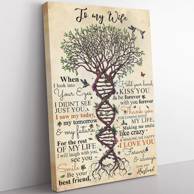 Wall Art Gift Ideas For Wife, Custom Personalized Canvas Painting, Canvas Hanging Wall Art Gift, Tree Of Life Framed Prints, Canvas