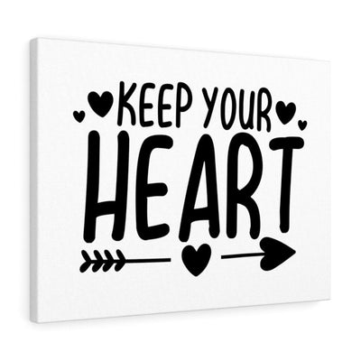Scripture Canvas Keep Your Heart Christian Wall Art Meaningful Home Decor Gifts Unique Housewarming Gift Ideas Framed Prints, Canvas