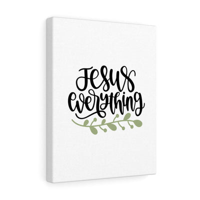 Scripture Canvas Jesus Everything Christian Wall Art Bible Verse Meaningful Home Decor Gifts Unique Housewarming Gift Ideas Framed Prints, Canvas