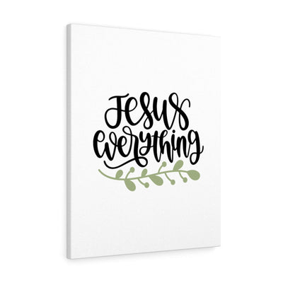 Scripture Canvas Jesus Everything Christian Wall Art Bible Verse Meaningful Home Decor Gifts Unique Housewarming Gift Ideas Framed Prints, Canvas