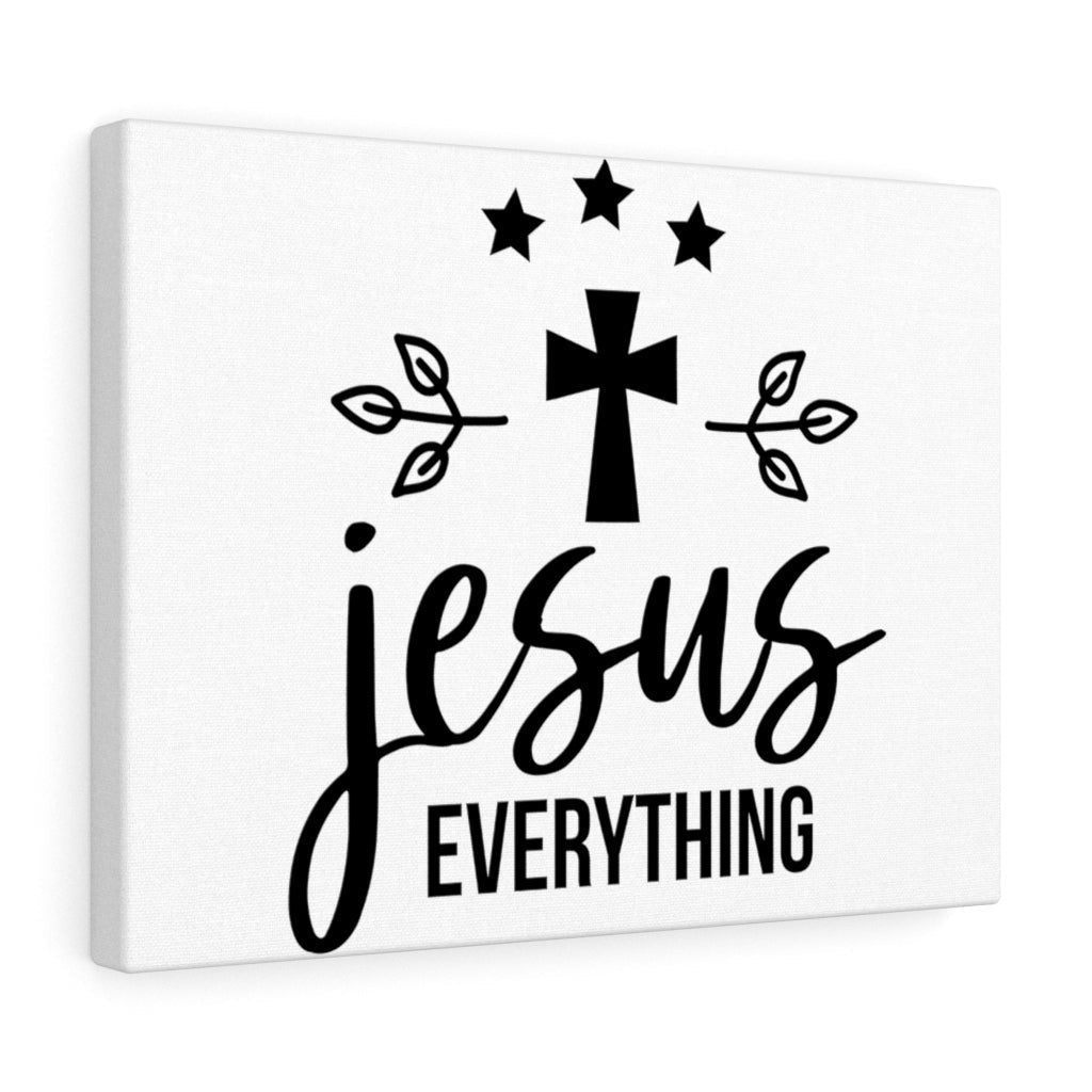 Scripture Canvas Jesus Everything Christian Wall Art Meaningful Home Decor Gifts Unique Housewarming Gift Ideas Framed Prints, Canvas