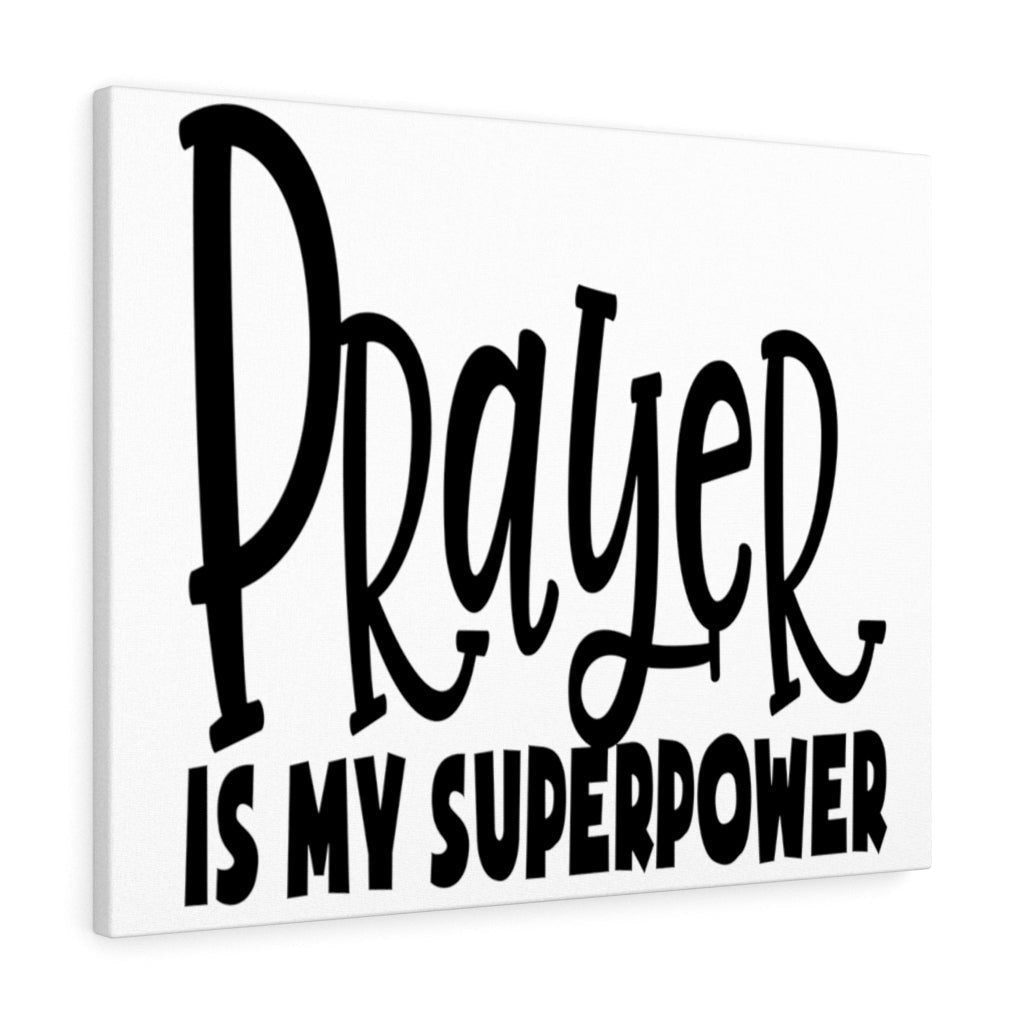 Scripture Canvas Prayer Is My Christian Wall Art Meaningful Home Decor Gifts Unique Housewarming Gift Ideas Framed Prints, Canvas