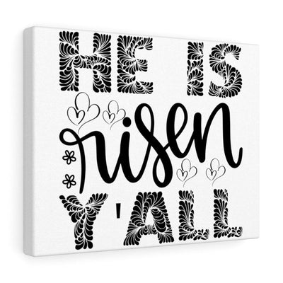 Scripture Canvas He Is Risen Christian Wall Art Meaningful Home Decor Gifts Unique Housewarming Gift Ideas Framed Prints, Canvas