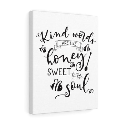 Scripture Canvas Like Honey Sweets Christian Wall Art Meaningful Home Decor Gifts Unique Housewarming Gift Ideas Framed Prints, Canvas