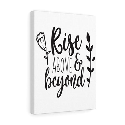 Scripture Canvas Rise Above And Christian Wall Art Meaningful Home Decor Gifts Unique Housewarming Gift Ideas Framed Prints, Canvas