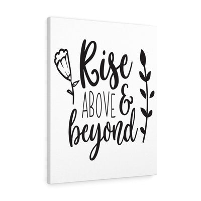 Scripture Canvas Rise Above And Christian Wall Art Meaningful Home Decor Gifts Unique Housewarming Gift Ideas Framed Prints, Canvas