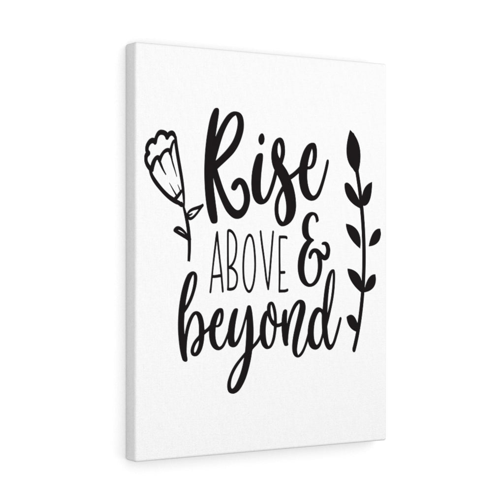 Scripture Canvas Rise Above And Christian Wall Art Meaningful Home Decor Gifts Unique Housewarming Gift Ideas Framed Prints, Canvas