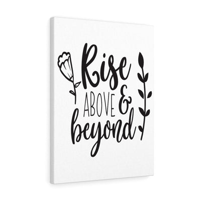 Scripture Canvas Rise Above And Christian Wall Art Meaningful Home Decor Gifts Unique Housewarming Gift Ideas Framed Prints, Canvas