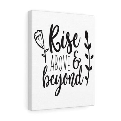 Scripture Canvas Rise Above And Christian Wall Art Meaningful Home Decor Gifts Unique Housewarming Gift Ideas Framed Prints, Canvas
