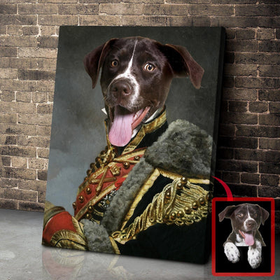 Personalized Pet Photo Wall Art Royal Pet Framed Prints, Canvas